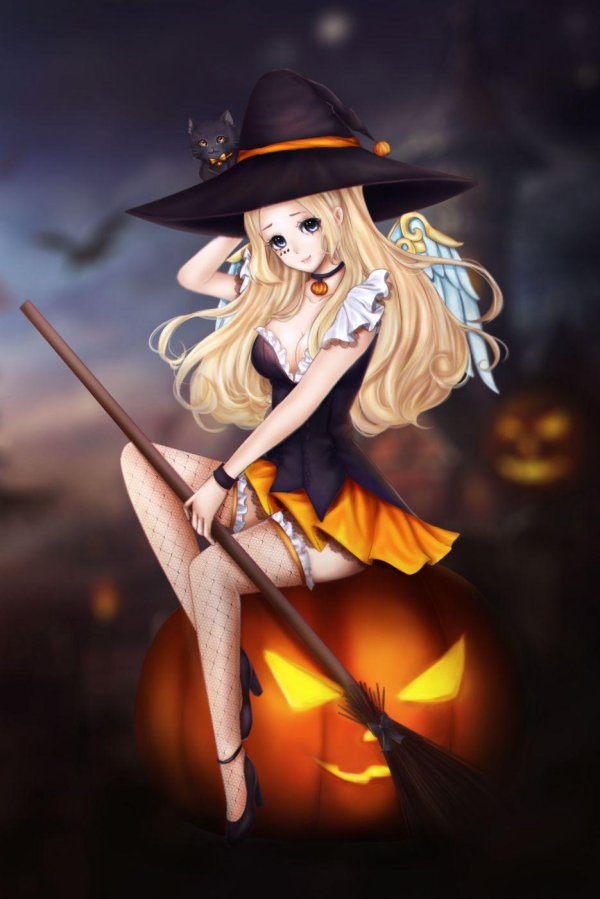 ведьмочка блондинка