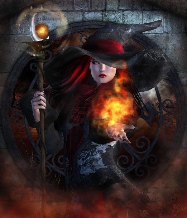 рыжая ведьма фэнтези