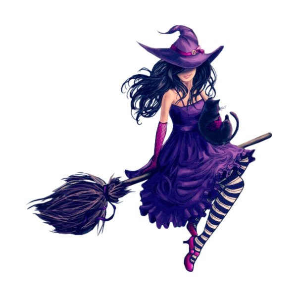 милые ведьмочки сиреневые