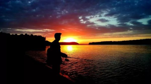 закат природа