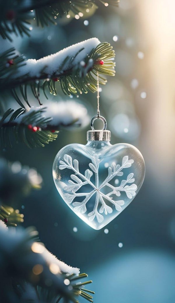 новогоднее сердечко