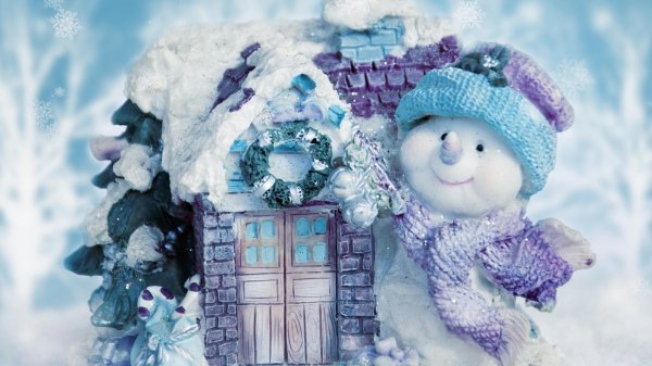 домик снеговика