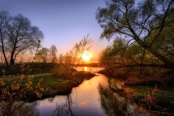 вечерние пейзажи