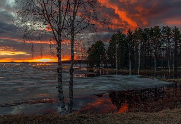 вечерние пейзажи
