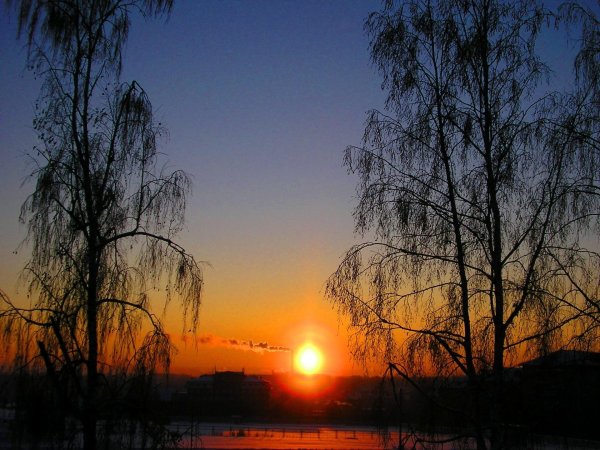 весенний рассвет