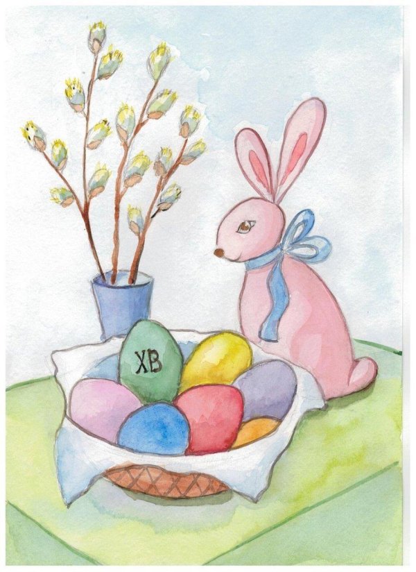 рисунок к пасхе