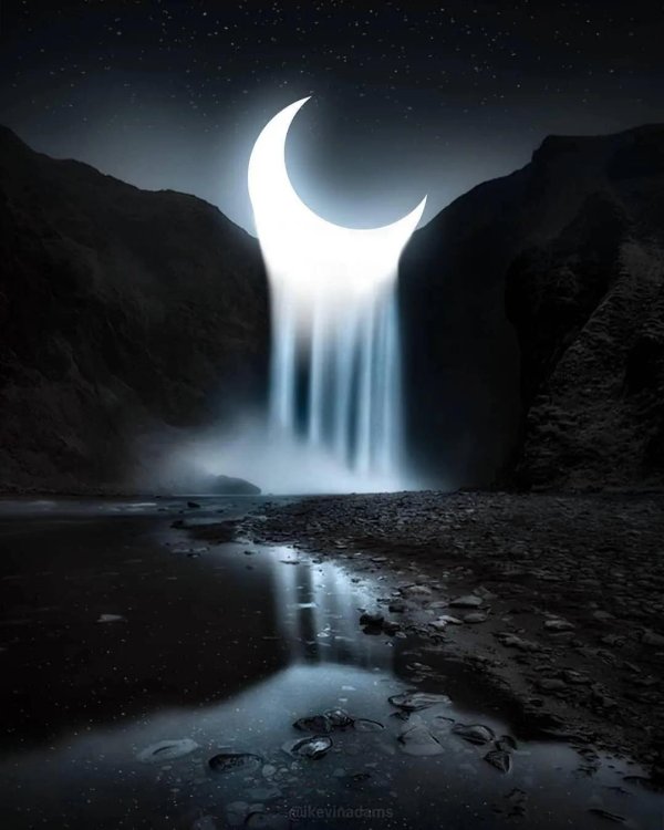 лунный водопад