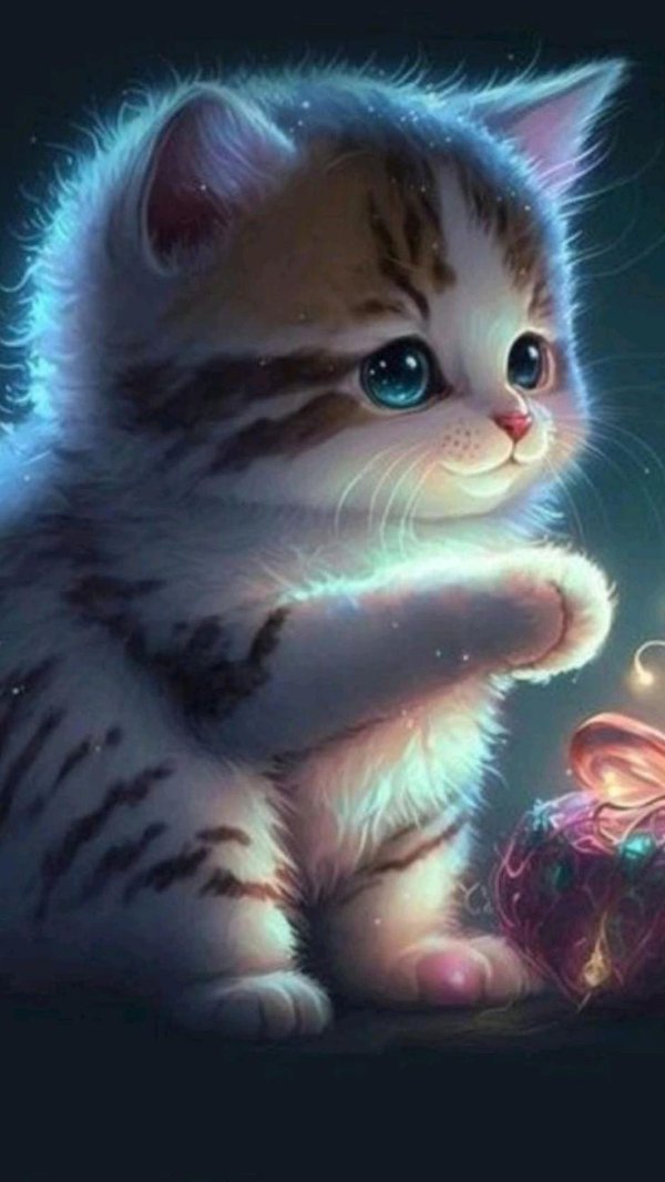 котенок красивый