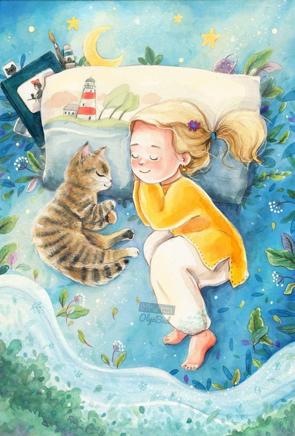 оля бадулина иллюстрации