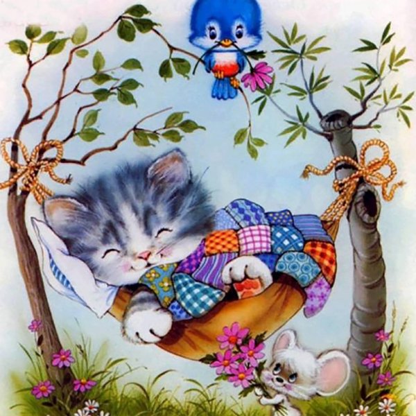 иллюстрация кошка