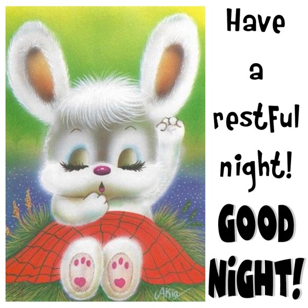 сладких снов зайчик