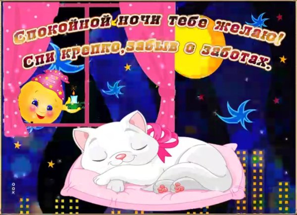 пожелание спокойной ночи
