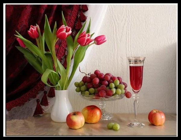 тюльпаны натюрморт