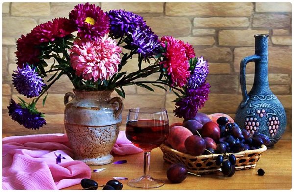 фотонатюрморты марины филатовой астры