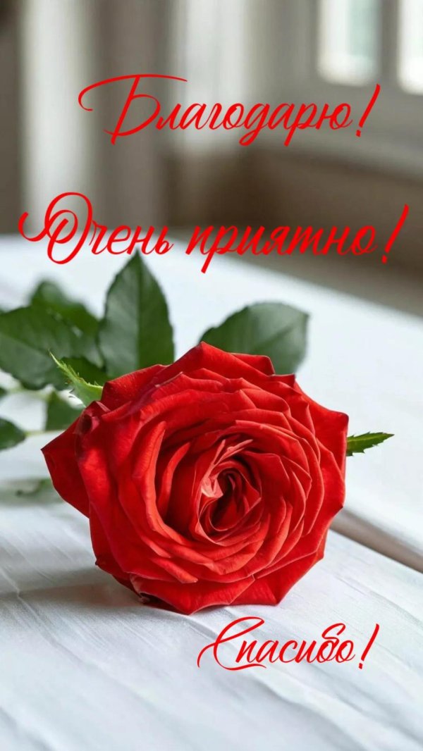 благодарственная открытка