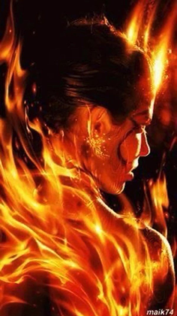 огненная девушка