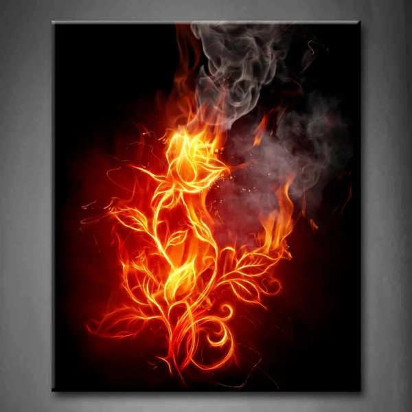 огненный цветок геншин