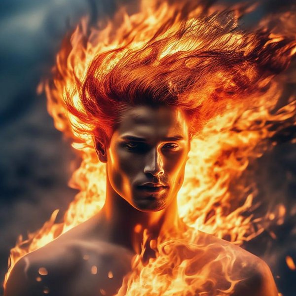 огненные волосы