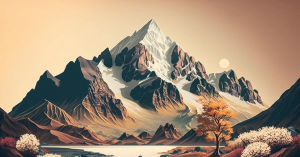 стилизованные пейзажи