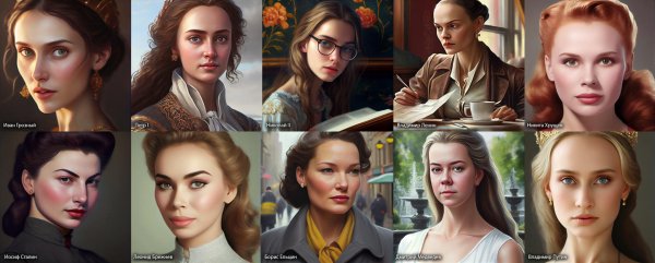 женские портреты