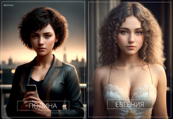 красивые девушки из нейросети