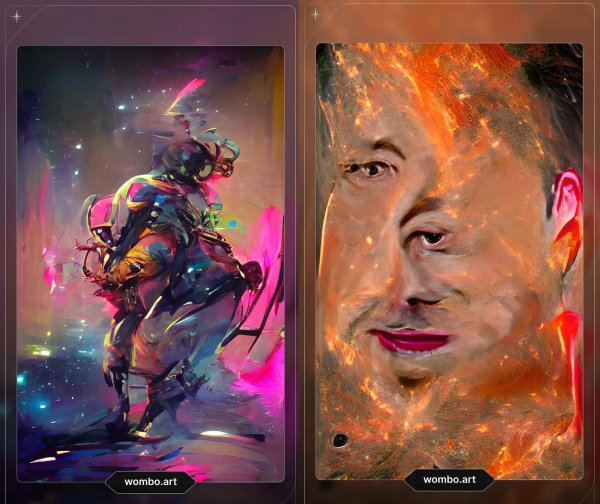 картины сгенерированные нейросетью