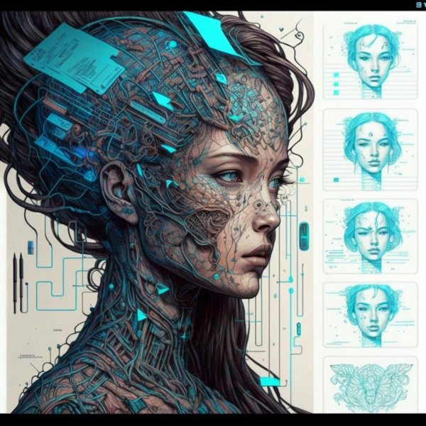 рисунок нейросети