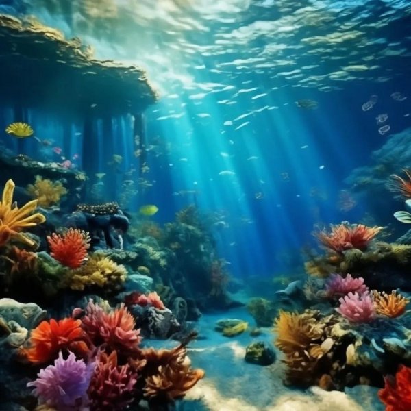 подводные пейзажи