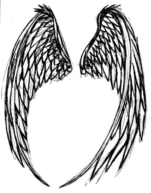 крылья рисунки