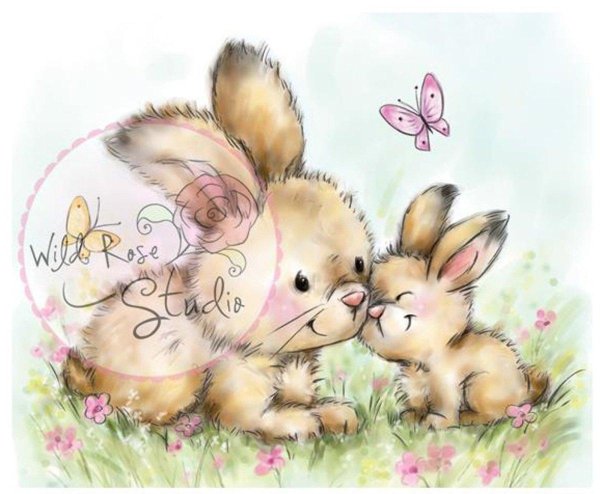 рисунок зайчонка