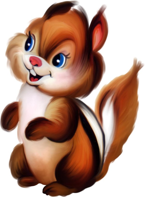 белочка мультяшная