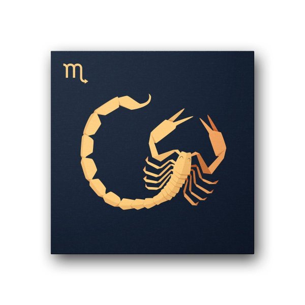 значок скорпион