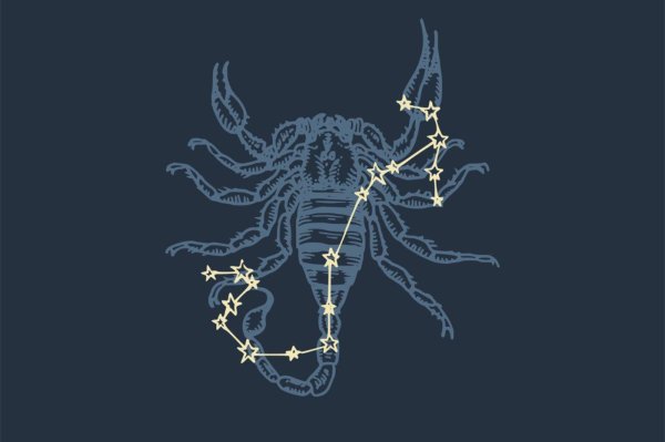 созвездие скорпиона эскиз