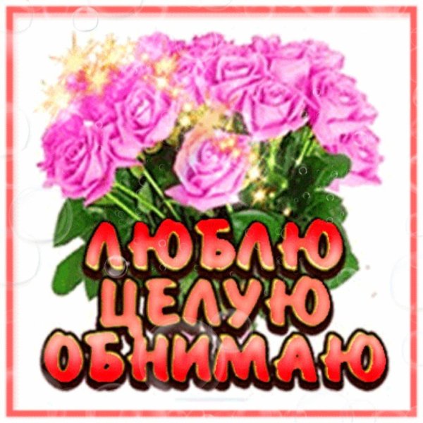 люблю целую обнимаю