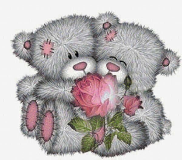 мишка влюбленный