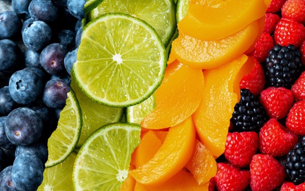 фон с фруктами