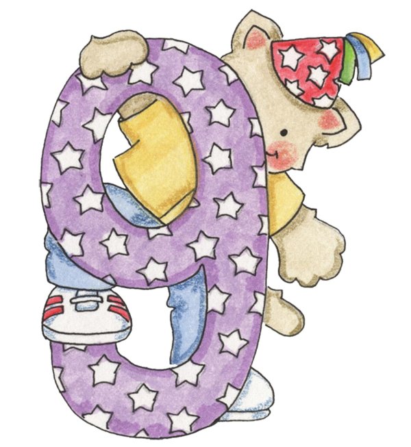 9 месяцев открытка