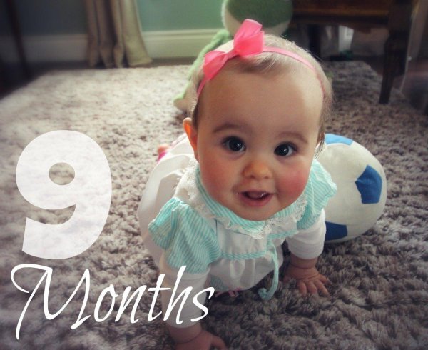 девочка 9 месяцев