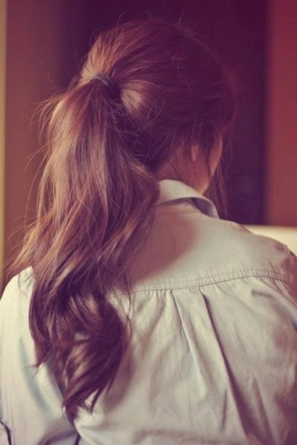 повседневная прическа