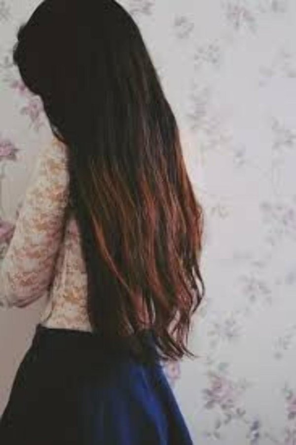 длинные коричневые волосы