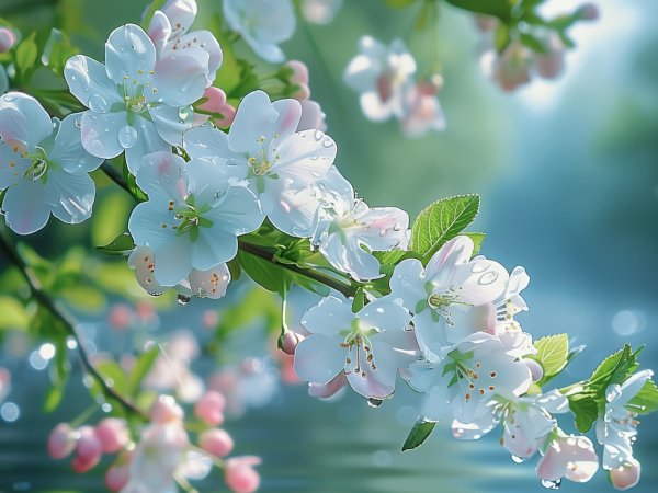 красивый весенний фон