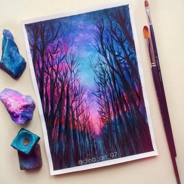 идеи для рисунка акварелью