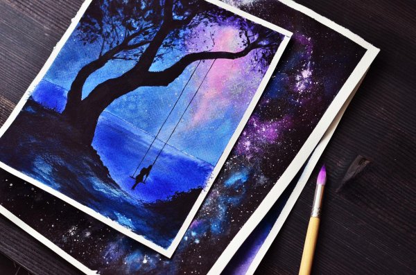 идеи для рисования гуашью