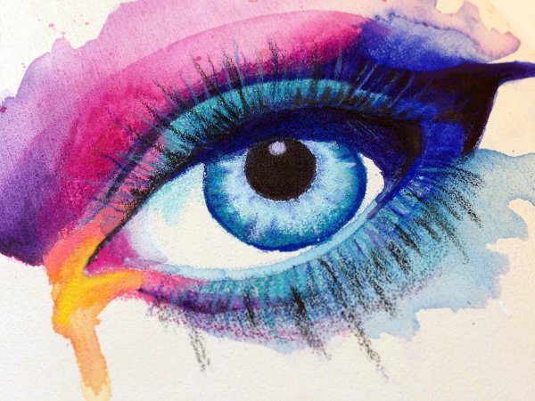 срисовки цветные