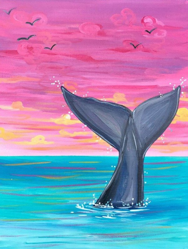 рисунки красками