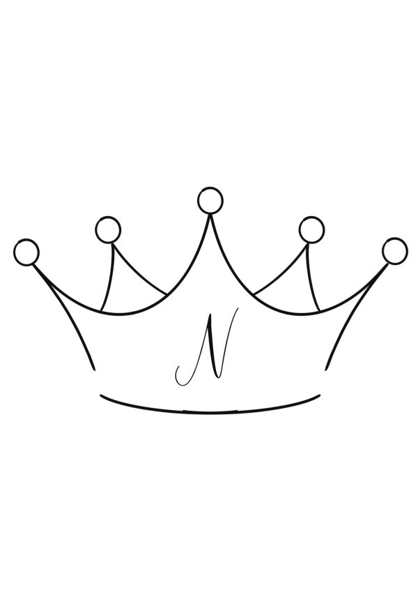 контур короны