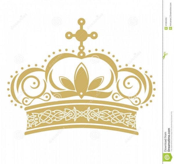 орнамент с короной