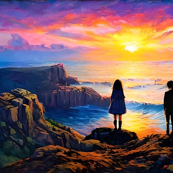 рассвет арт