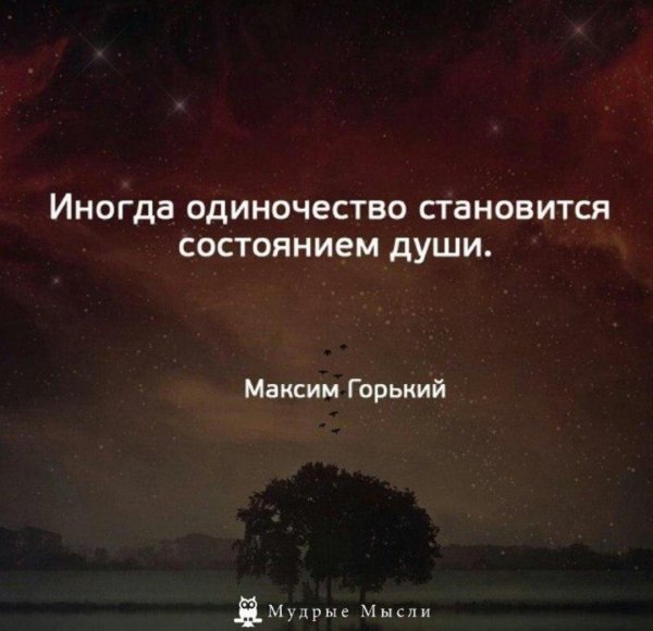 цитата про одиночество