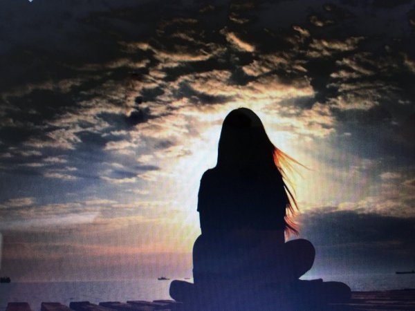 силуэт девушек